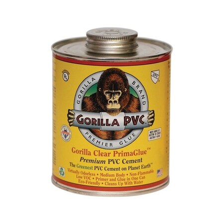 Gorilla Glue PVC CEMENT 4OZ CLEAR R-04000